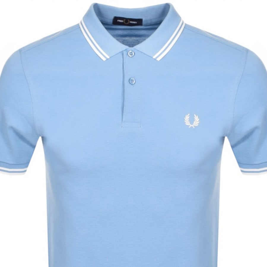 Alternative Image for ProductFred Perry Twin Tipped Polo T Shirt Blue2
